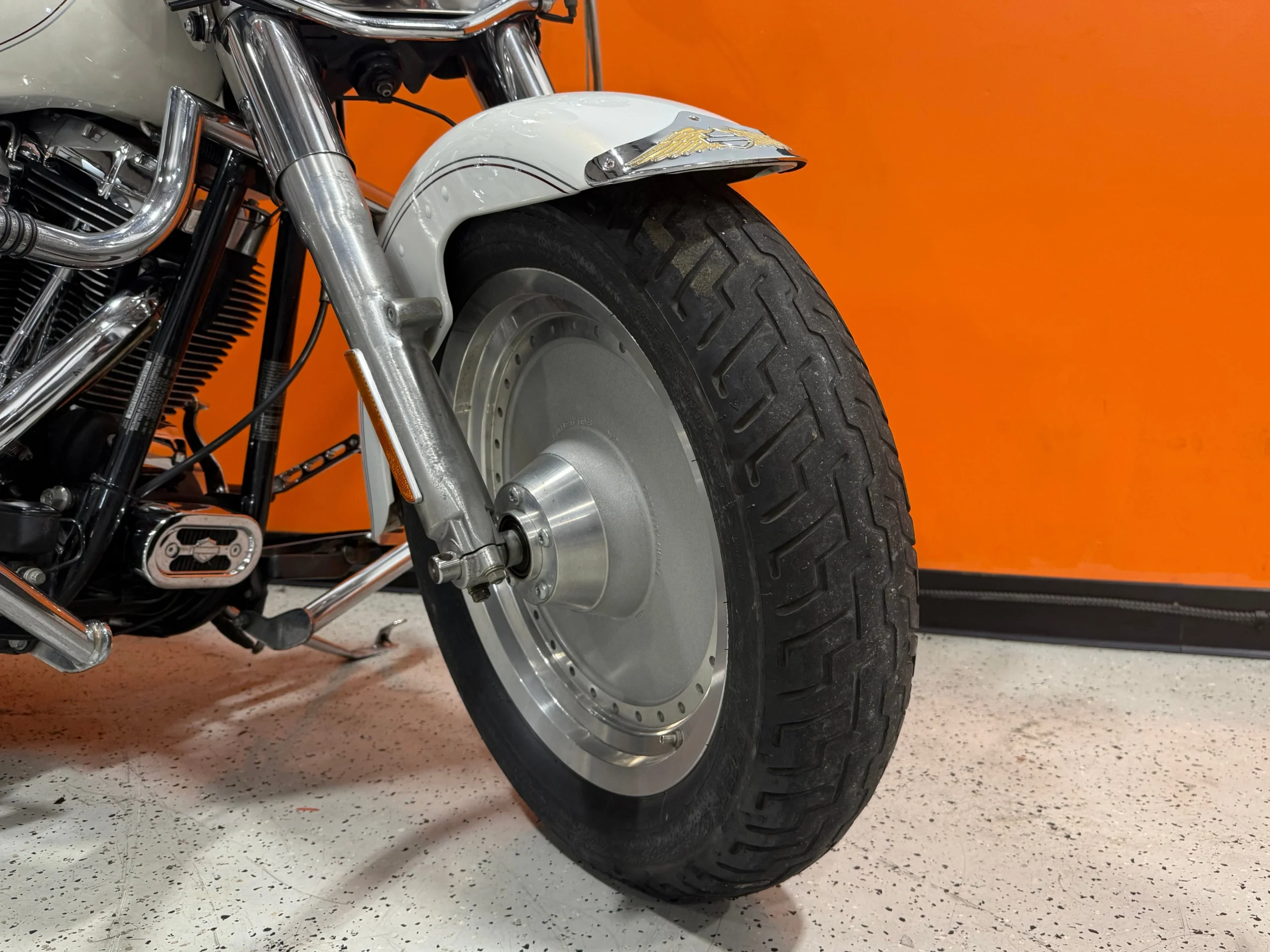 2000 Harley-Davidson Softail Fatboy FLSTF One Owner White Pearl w/ Many Extras! - Image 3