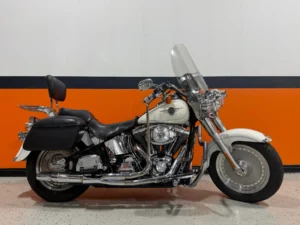 2000 Harley-Davidson Softail Fatboy FLSTF One Owner White Pearl w/ Many Extras!