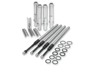 S&S Quickee EZ Install Adjustable Pushrods Chrome Cover Kit 99+ Harley Twin Cam